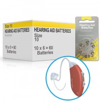 Hearing Aid Batteries for JOY® Hearing Aid - Size 10 (60 pcs)