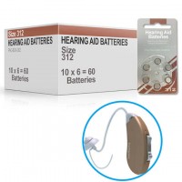 Hearing Aid Batteries for PRO200® Hearing Aid - Size 312 (60 pcs)