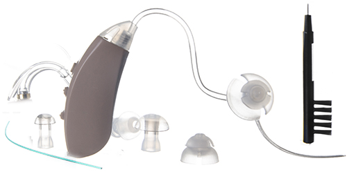 Open-fit ear domes and closed ear domes pack Open-fit and closed ear domes pack
